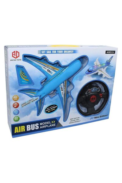 Blue Toys Τηλεκατευθυνόμενο Επιβατικό Αεροπλάνο Air Bus με Φως (MKM471244)
