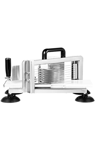 OMS Feliator manual de rosii si legume, Inox, 6 mm, 4 x picioare cu ventuza