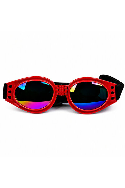 Petistera Anti-Wind Foldable and Adjustable Dog Sunglasses with Elastic Band ...