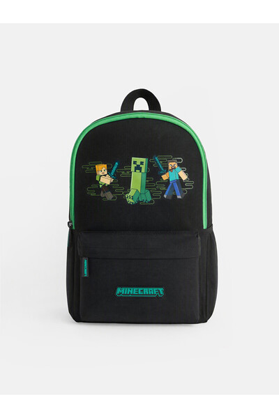 LC Waikiki Minecraft Baskılı Erkek Çocuk Sırt Çantası