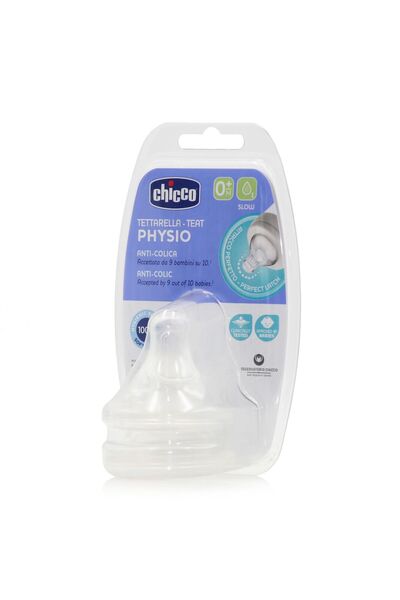 Chicco Θηλή σιλικόνης P5 Κανονική Ροή 2 τεμάχια 0μ+ (20311-00)