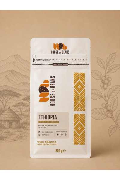 Etiyopya Yöresel Nitelikli Kahve – Öğütme Seçenekli – 250 g