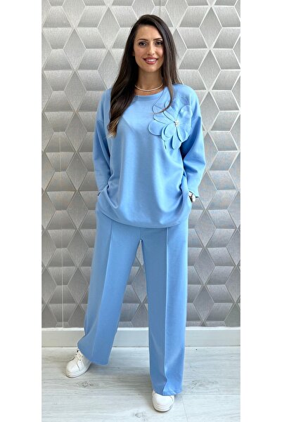 styleFlex Set made of 50% viscose and Elastane with an Oversized blouse, 3D f...