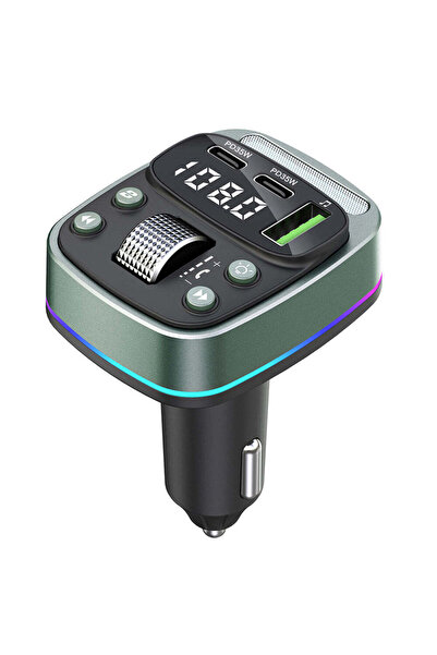 Techsuit FM Modulator EchoDrive (MFM3), Dual PD35W, Bluetooth V5.4, U-Disk fo...