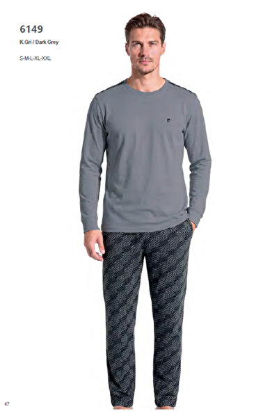 Pierre Cardin Men's Cotton Combed Pajama Set