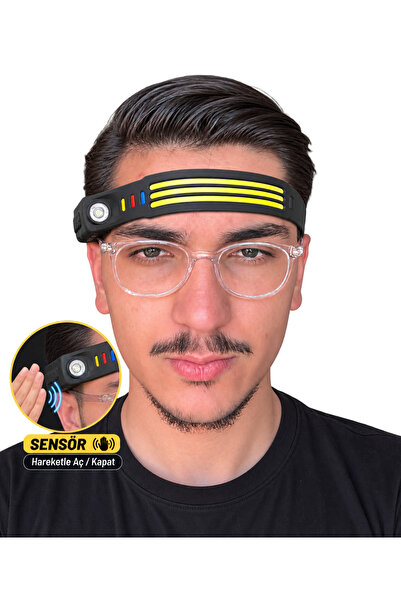 EMİN ENSAR HOME Seritli Sensörlü Kafa Lambasi - 450 Lümen USB Sarjli Outdoor ...