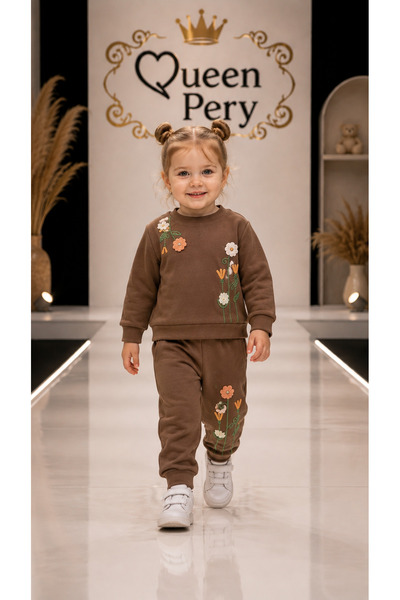 Prenses Peri Kids İki iplik kumaş yüzde yüz pamuk ful likra