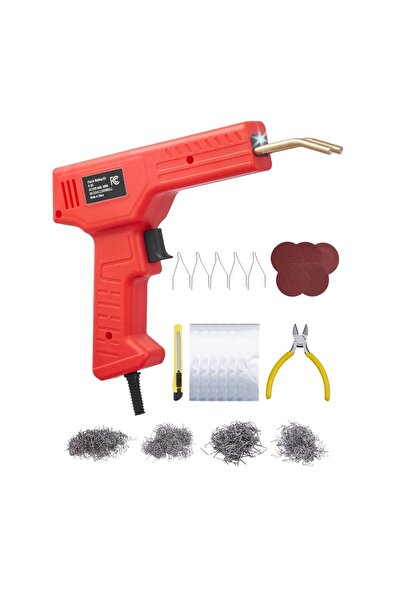 OMS Pistol de lipit plastic, 100 W, 800 capse, Lumină LED, 450 ° C