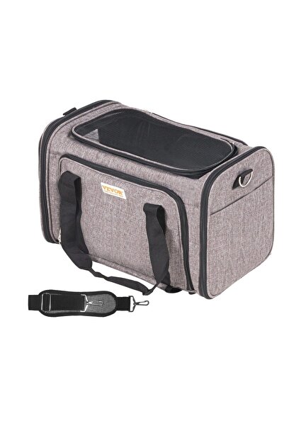 VEVOR Geanta pentru transport animale mici 445x285x290 mm, max 11 kg, 4 roti ...