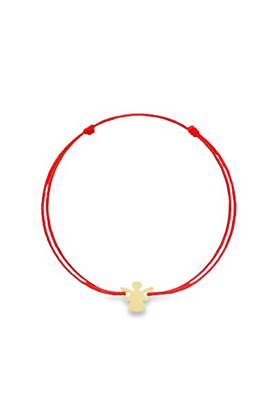 Bijuteria SORELLY 14k Gold-Plated Silver Bracelet with a String and a Little ...