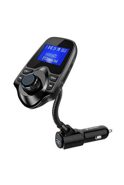 Techsuit Modulator FM JamLink (MFM4), Bluetooth, Mufă jack de 3,5 mm, Card TF...