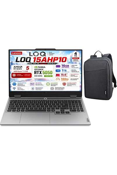 LENOVO LOQ 15AHP10 AMD Ryzen 5 220 16GB 1TB SSD RTX 5050 8GB (100W) 15.6" FHD...