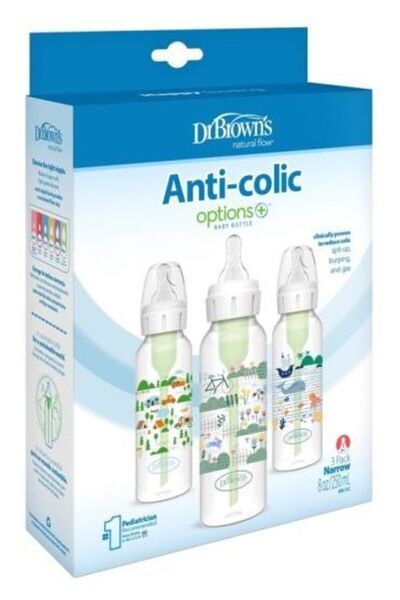 dr browns Πλαστικό μπουκάλι στενού λαιμού του Drbrown 250ml (SB 83007)