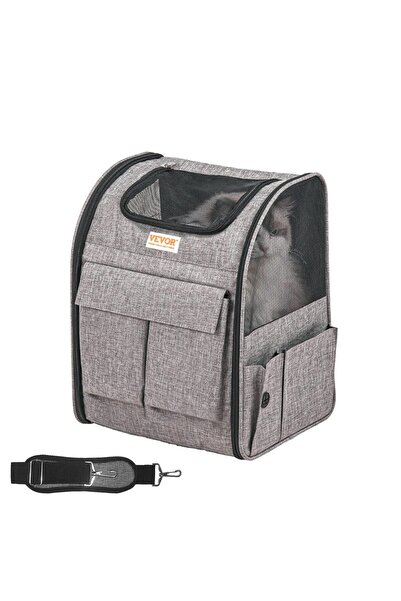 VEVOR Rucsac pentru transport animale mici 425x355x280mm, max 8.1 kg, 4 roti ...