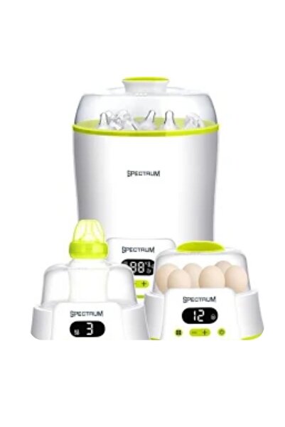 Spectrum Digital Multi-Function Smart 5-in-1 Baby Bottle Steam Sterilizer & W...