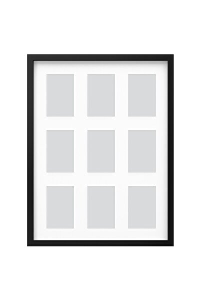 IKEA Modern Siyah Ahşap Fotoğraf Çerçevesi 46x61 cm - Duvar/Masa Dekoratif