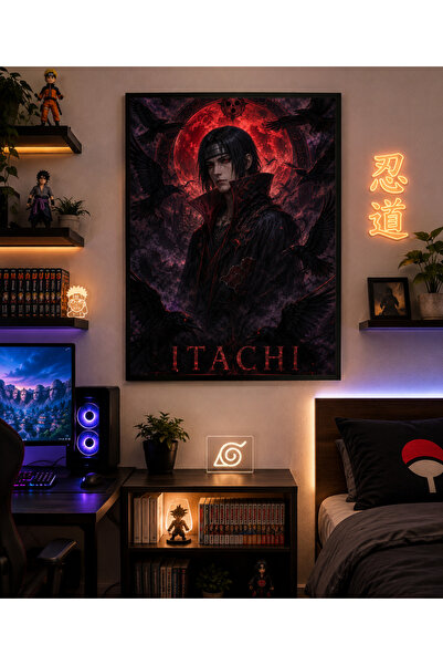 Miutic Print Studio Tablou Anime Naruto – Itachi Uchiha, Geniul Tragic al Cla...