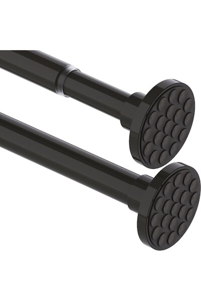 OEM Telescopic curtain rod, no drilling, adjustable 85-220 cm, 32 mm diameter...