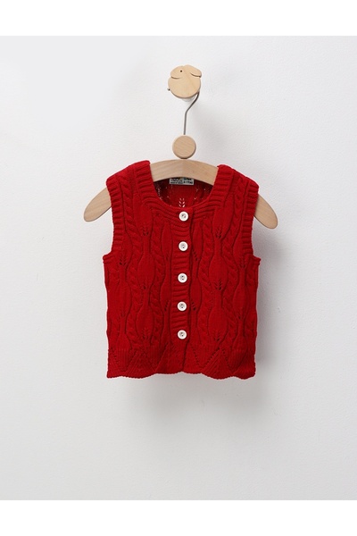 MiniKids PNA Acrylic Matilda vest, red