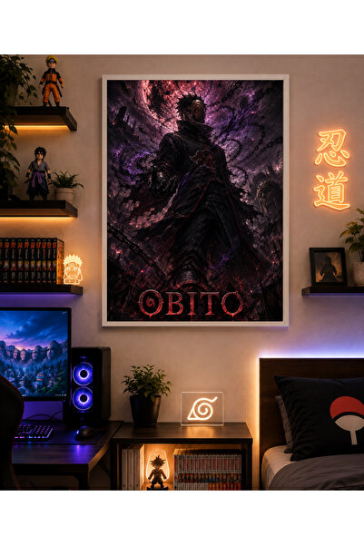 Miutic Print Studio Tablou Anime Naruto – Obito Uchiha, Războinicul Căzut, De...