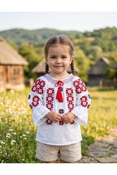 MiniKids IE TRADITIONALA cu broderie Crina