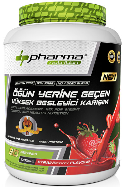 Pharma Nutrition Meal Replacement Nutritional Shake 20 Servings 1000 Gr Straw...