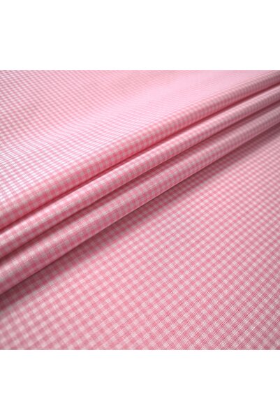 Tony Patteck Pamuklu Pembe Pötikare Kumaş - 170 cm Geniş En