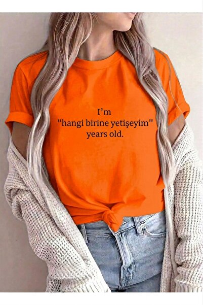 OVER HEAD Women's Which One Should I Grow up with Printed Oversized T-Shirt