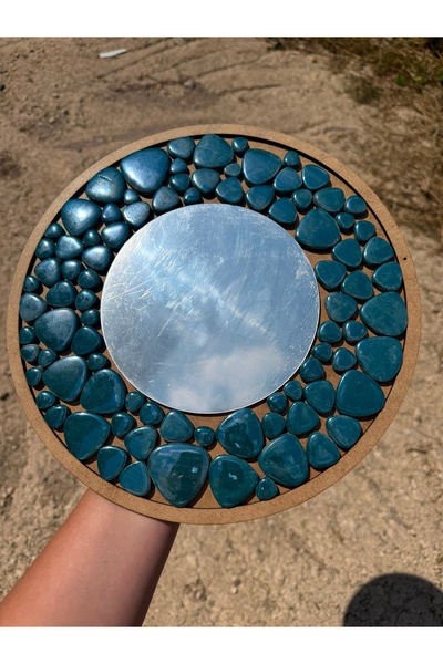 Karsan Mozaik 34x34cm Yuvarlak Pleksi Aynalı Yetişkin Mozaik Set