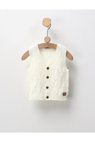 MiniKids Vesta PNA Acrilic Theodor, ecru