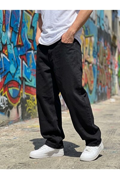 ElitWear Erkek Baggy Fit Likrasız Jeans Pantolon