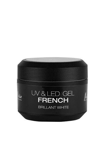 Melkior Gel UV & LED french ALB STRĂLUCITOR 15g