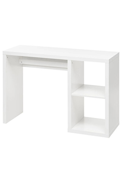 IKEA KALLAX çalışma masası , beyaz, 111x39 cm