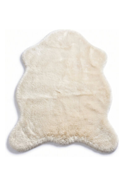 Peluş Post Halı 100x150 cm Süet Taban Yumuşak Kürk Görünümlü Yatak Odası Halısı