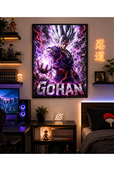 Miutic Print Studio Tablou Anime Dragon Ball Super – Gohan Beast, Puterea Bes...