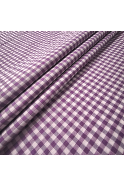 Tony Patteck Pamuklu Mor Pötikare Kumaş - 170 cm Geniş En