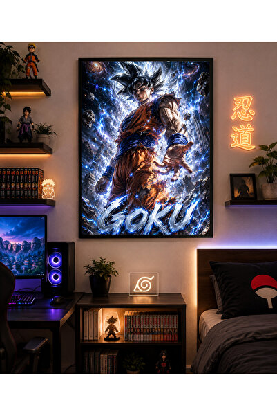 Miutic Print Studio Tablou Anime Dragon Ball Super – Goku, Războinicul Ultra ...
