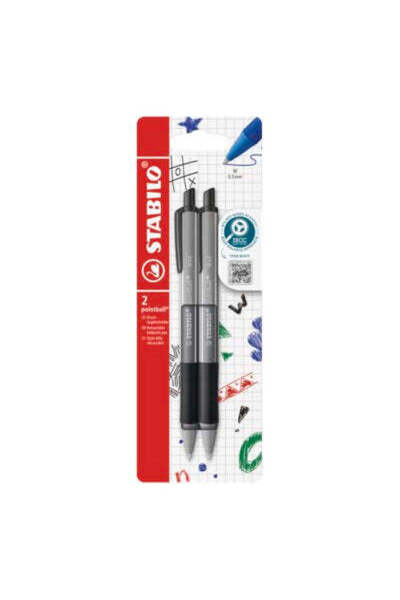 Stabilo Pix cu mecanism Pointball colorful, 0.5 mm, 87% plastic biodegradabil...