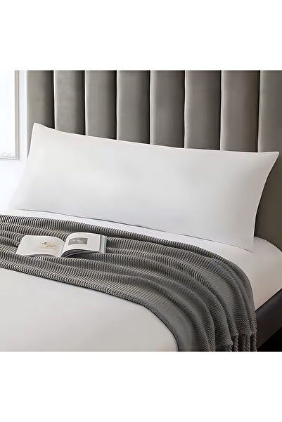 MAXQON ® 1-Piece Body Pillow Striped White, Long Pillow Extra Soft Microfiber...