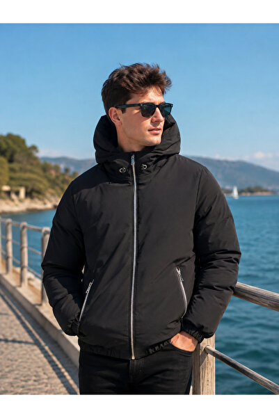 MRD SPORT dolgulu şişme mont hava su geçirmez mont