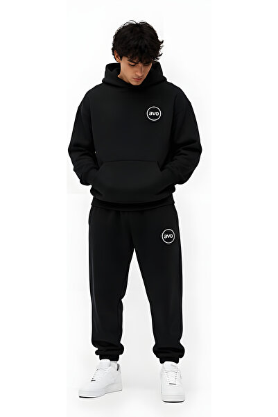 EFFRENATU Unisex Character Avo Hooded Sweatshirt Set - Face and Whole Surface...
