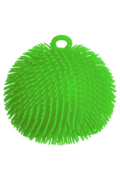 OEM Minge antistres pufoasă verde lime 18cm