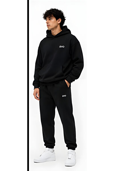 EFFRENATU Unisex Character Avo Hooded Sweatshirt Set - Face and Whole Surface...