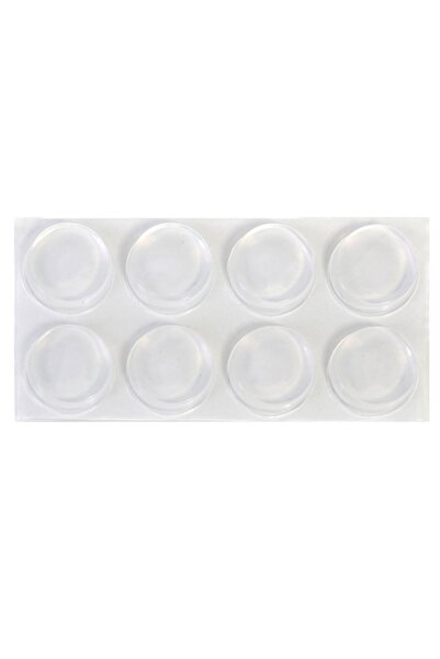 OEM 8 bucăți protecții transparente din silicon pentru mobilier, 18mm