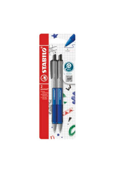 Stabilo Pix cu mecanism Pointball colorful, 0.5 mm, 87% plasticbiodegradabil,...