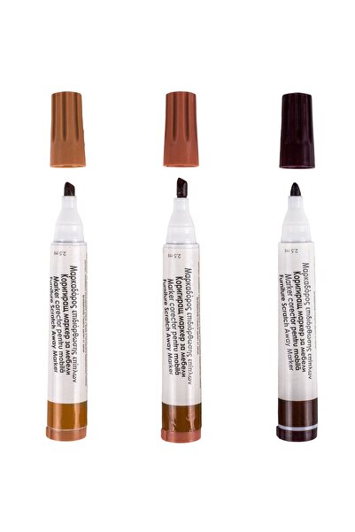 OEM Markere pentru șters urme de zgârieturi de pe mobilier - 3 culori, 2,5 ml...