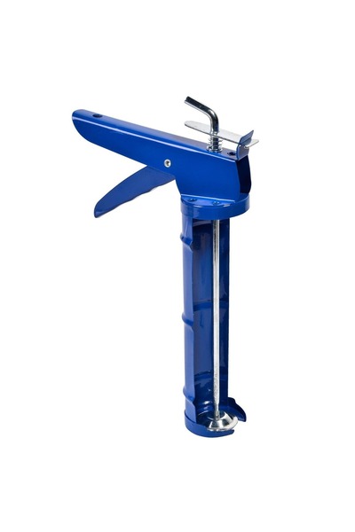 OEM Pistol de silicon albastru metalic 28cm