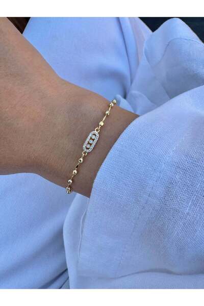 KİUSS Mssk Top Detail Gold Bracelet