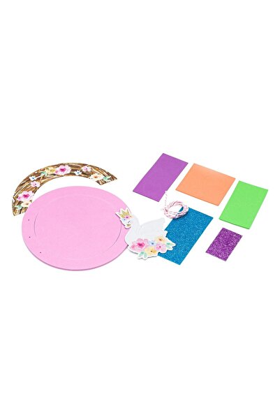 OEM Kit de creație Prinzător de vise din spumă, model lebădă - Roz, Mov, Port...