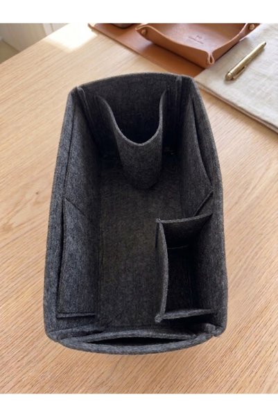 MARJİNAL W CLUB Kare Ic Cepli Canta Ici Organizer Smoked Color 28 X 15 X 12 Dimensions (Length X Height X Width)
